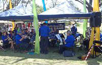 Coffs Regional Brass Band Foreshore Markets 150 th celebrations 20/11/2011